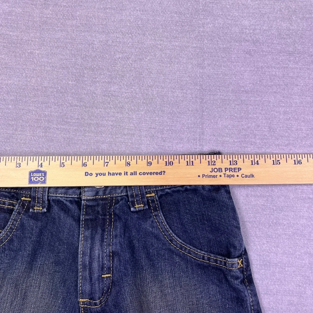 Wrangler Regular Fit Mid Rise Denim Shorts Boys Size 12 Blue‎ Cotton Blend